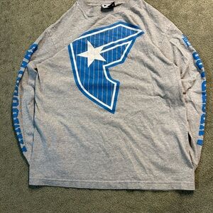 Vintage Famous Stars And Straps Long Sleeve Tri Hit Y2K Skate Size Medium